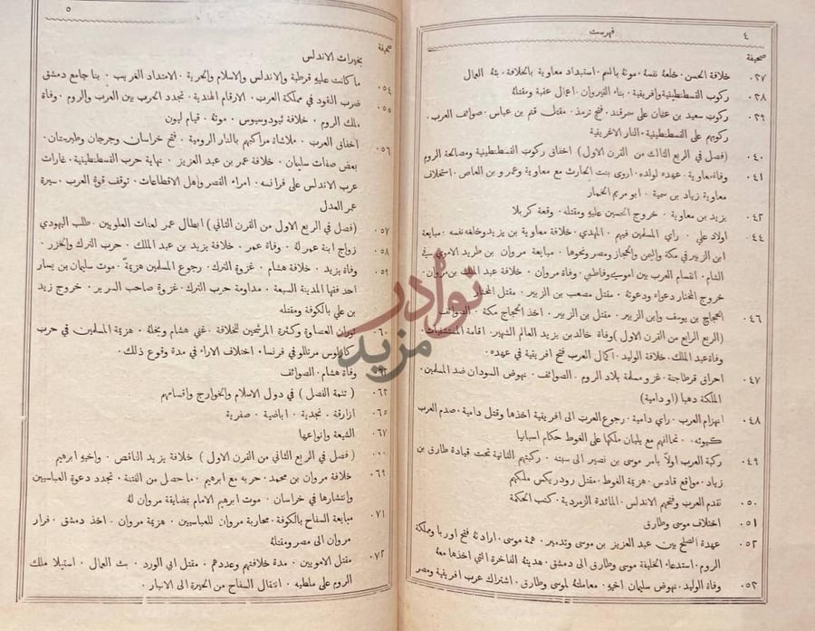 فهرس كتاب الوافي في المسئلة الشرقية ومتعلقاتها فهرست