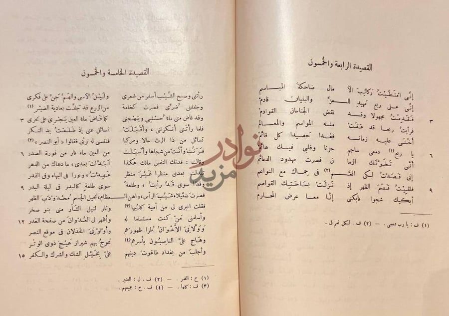صفحة داخلية كتاب ديوان المؤيد في الدين داعى الدعاة الفاطميين
