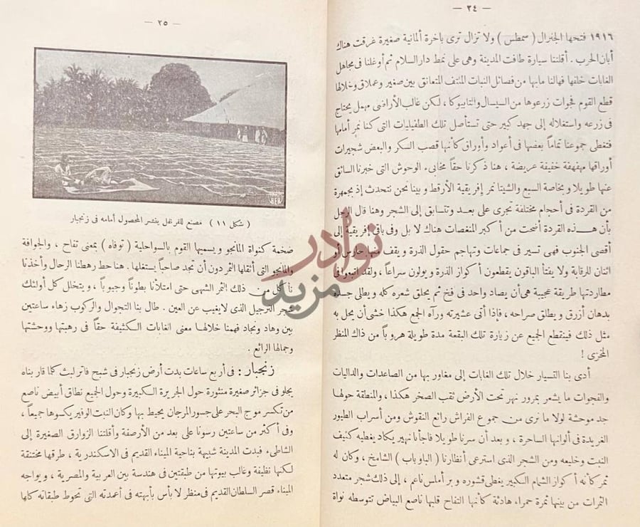 صفحة داخلية كتاب جولة في ربوع افريقية بين مصر وراس الرجاء