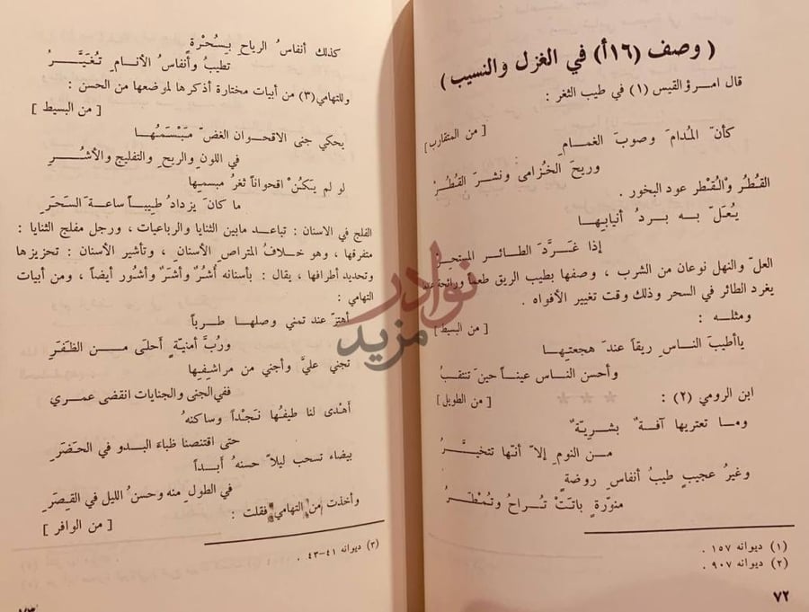 صفحة داخلية كتاب التذكرة الفخرية وصف أ