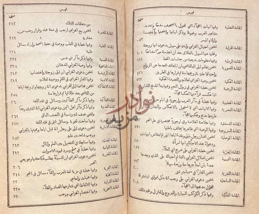 فهرس كتاب مجمع البحرين فهرس