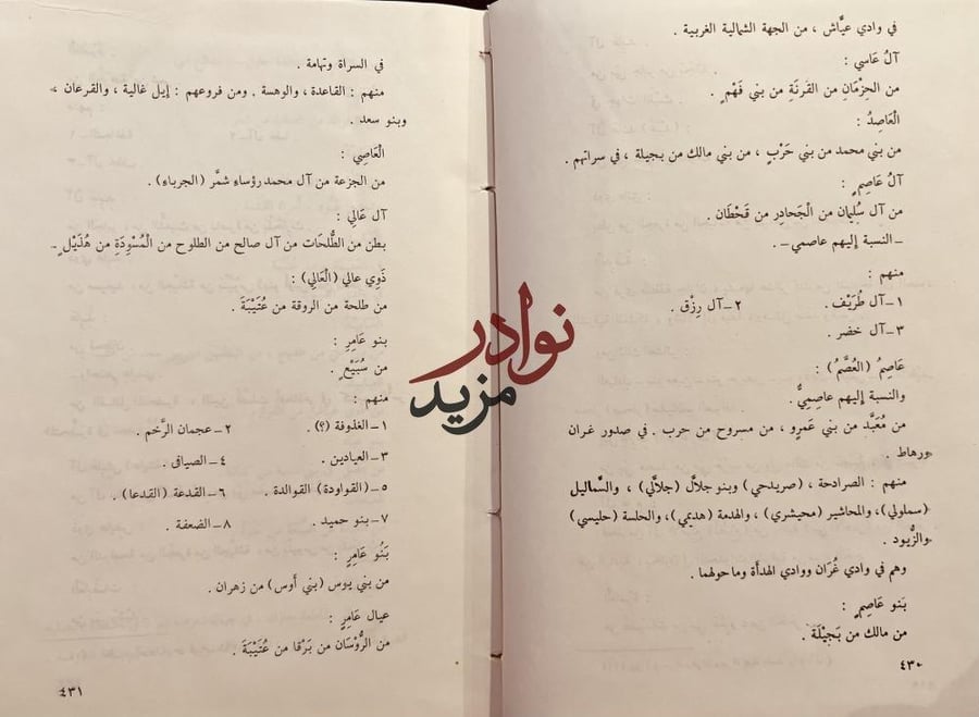 معجم قبائل المملكة العربية السعودية 2/1 /حمد الجاسر