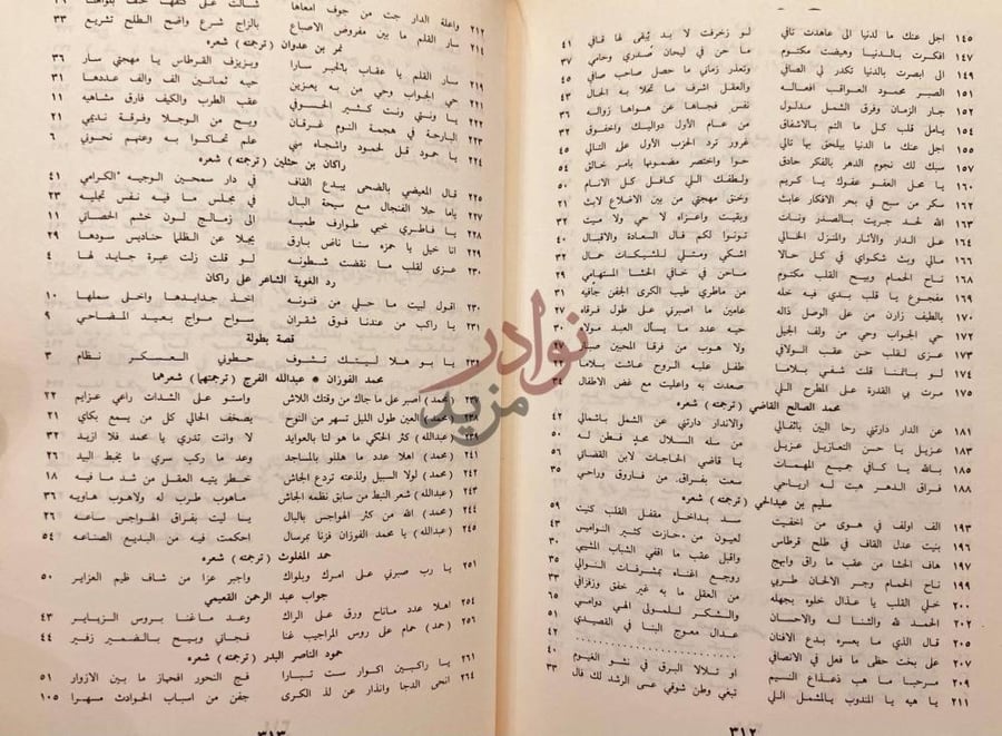 فهرس كتاب خيار مايلتقط من الشعر النبط