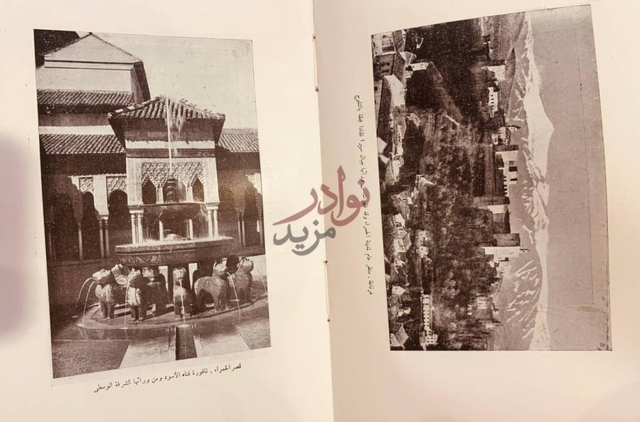 صفحة داخلية كتاب الاثار الاندلسية الباقية في اسبانيا