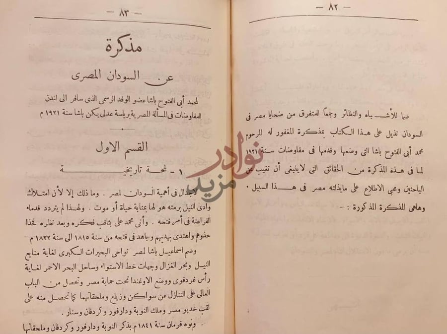 صفحة داخلية كتاب ضحايا مصر في السودان وخفايا السياسة