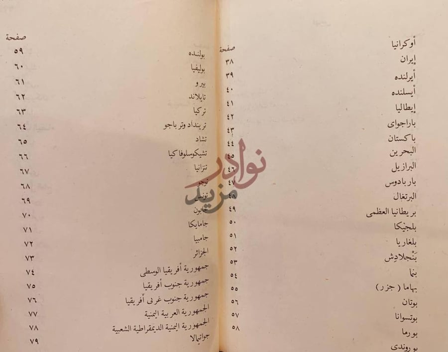 فهرس كتاب اقرا العالم بين يديك تصدر اول كل شهر فهرس الدول