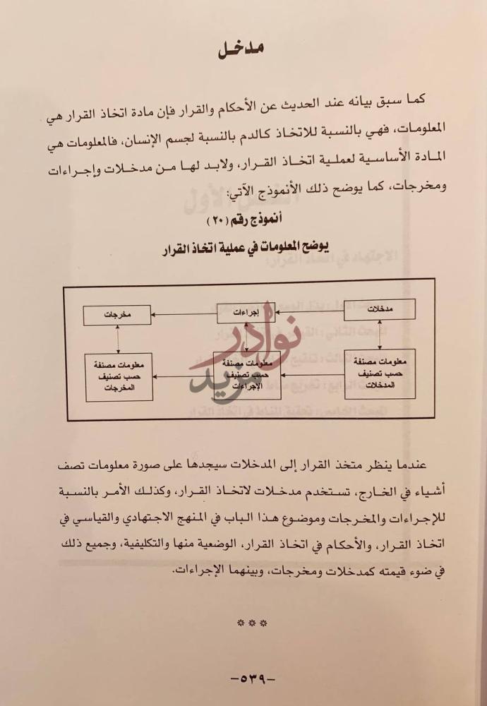 تمهيد كتاب اتخاذ القرار بالمصلحة مدخل