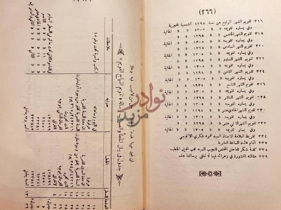 خاتمة كتاب تقويم المنهاج القويم شمسي هجري قمري هجري شمسي