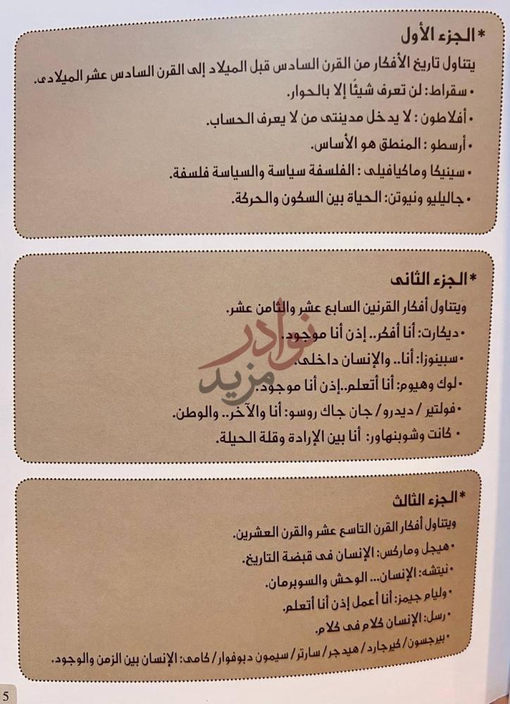 فهرس كتاب موسوعة تاريخ الافكار الجزء الأول
