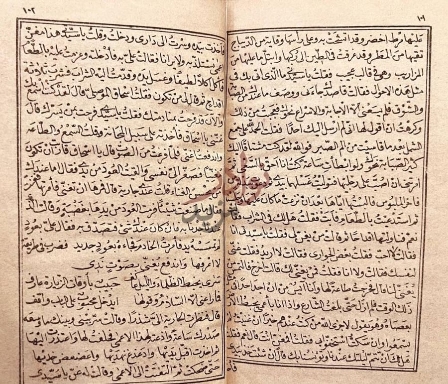 صفحة داخلية كتاب المقامات السيوطية صفحات نصية متصلة