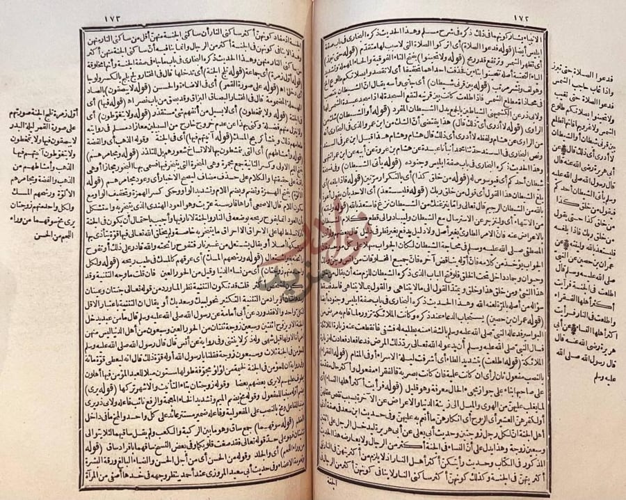 صفحة داخلية كتاب حاشية الشنواني على مختصر ابن ابى حمزة