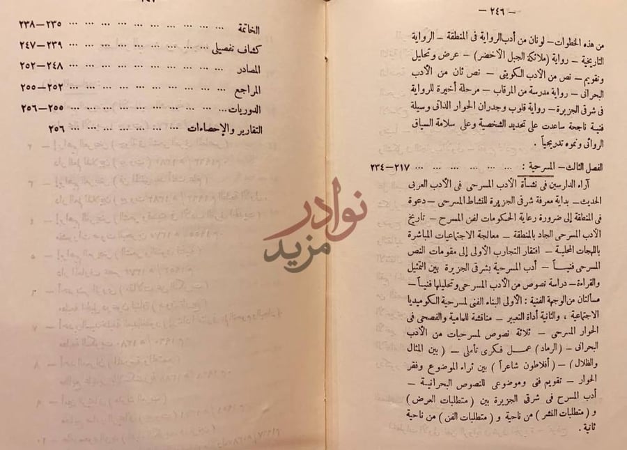 فهرس كتاب ادب النثر المعاصر في شرقي الجزيرة العربية