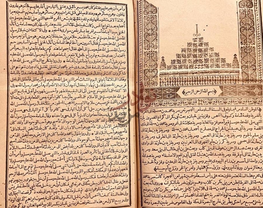 صفحة داخلية كتاب تاريخ الخميس في احوال انفس نفيس