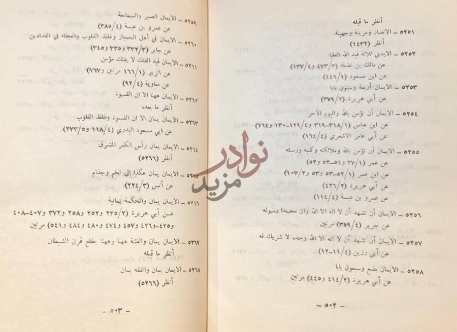 كشاف كتاب مرشد المحتار الى مافي مسند الامام احمد بن حنبل