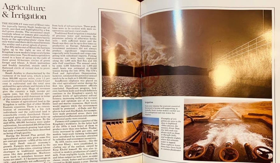 صفحة داخلية كتاب THE KINGDOM OF SAUDI ARABIA
