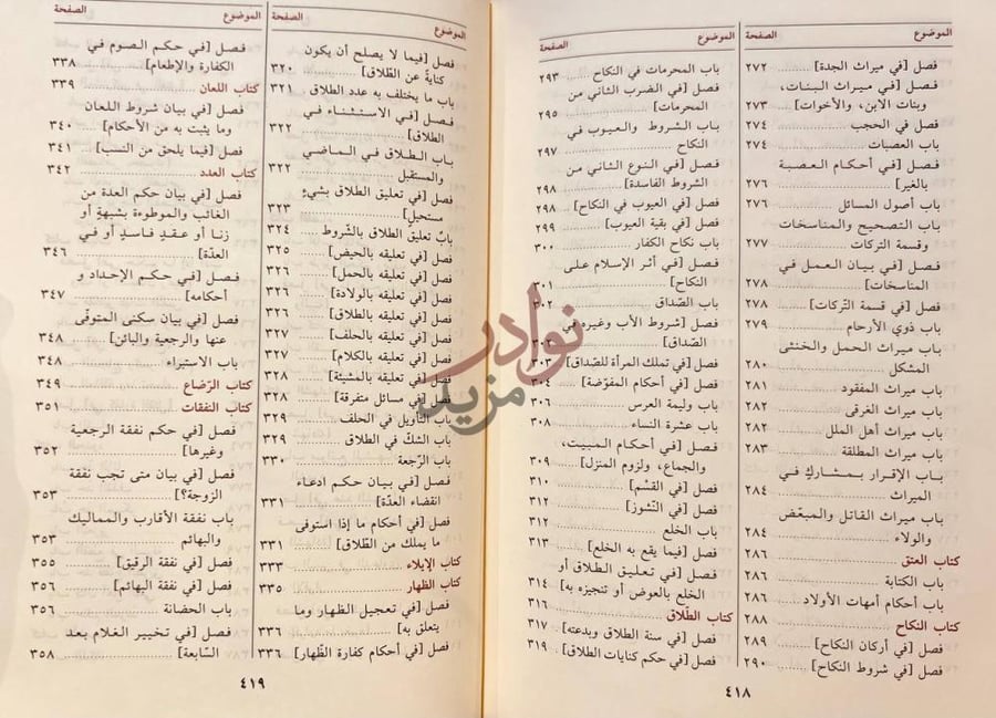 فهرس كتاب زاد المستقنع في اختصار المقنع فهرست الموضوعات