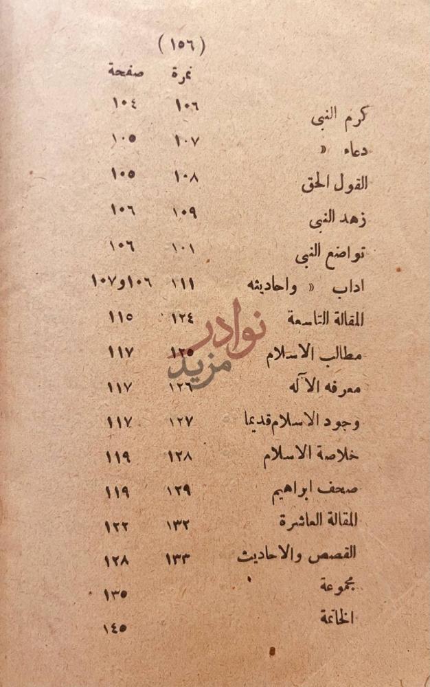 فهرس كتاب الشعر الجاهلي والرد عليه
