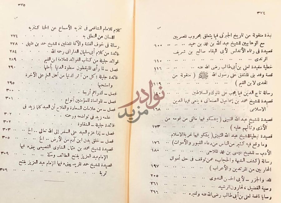 فهرس كتاب المجموعة المحمودية فهرس