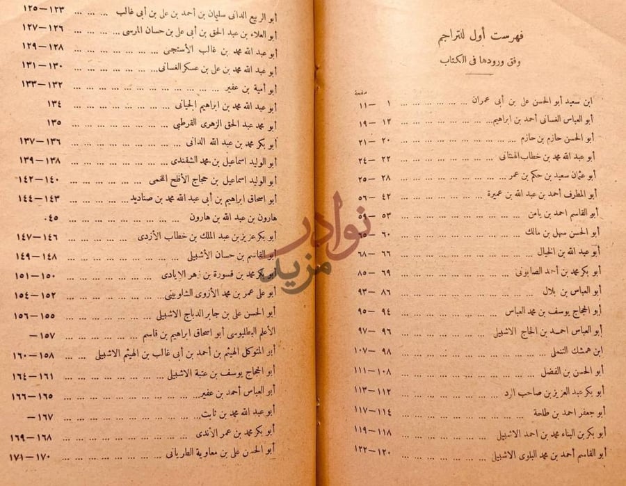 فهرس كتاب اختصار القدح المعلى في التاريخ المحلى
