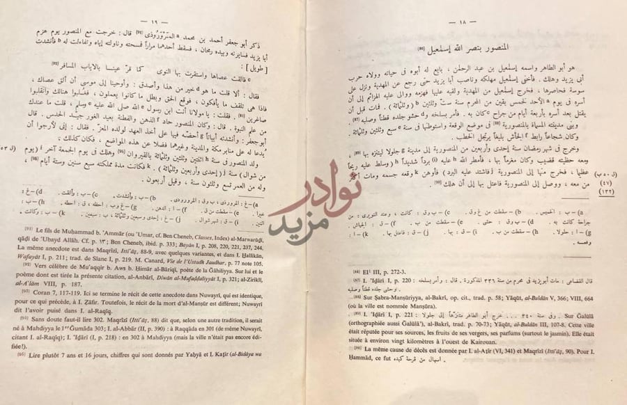 صفحة داخلية كتاب اخبار الدول المنقطعة