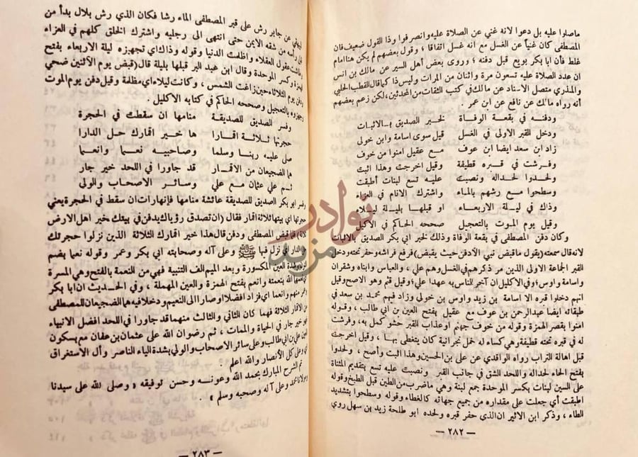 صفحة داخلية كتاب العجالة السنية على الفية السيرة النبوية