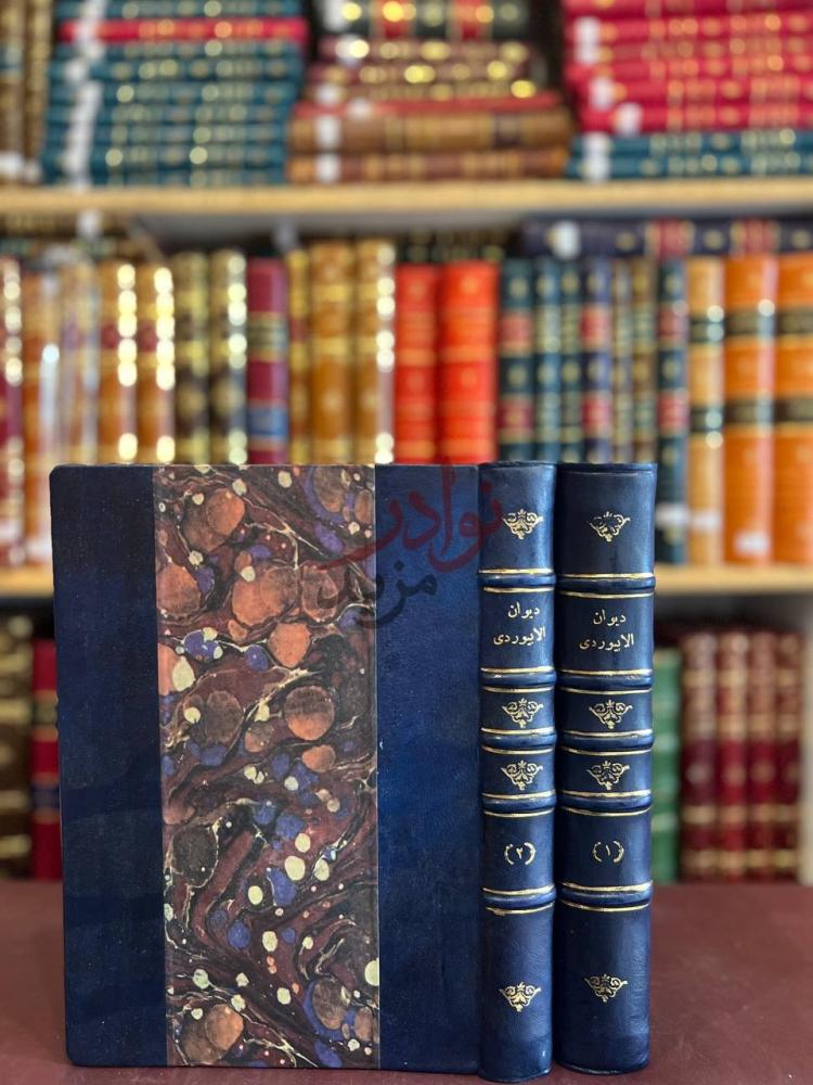 تجليد كتاب ديوان الابيوردي غلاف الكتاب