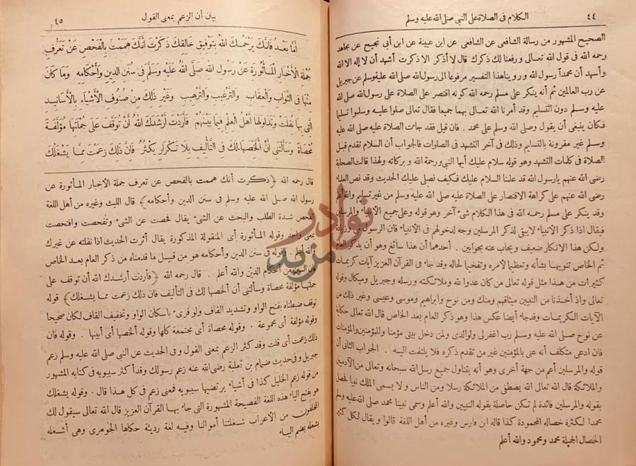 صفحة داخلية كتاب صحيح مسلم بشرح النووي