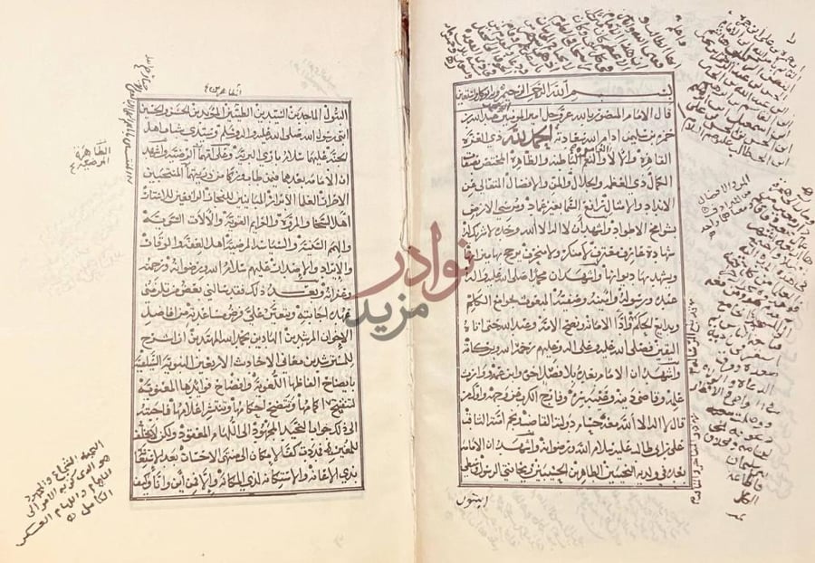 صفحة داخلية كتاب حديقة الحكمة النبوية في تفسير الاربعين