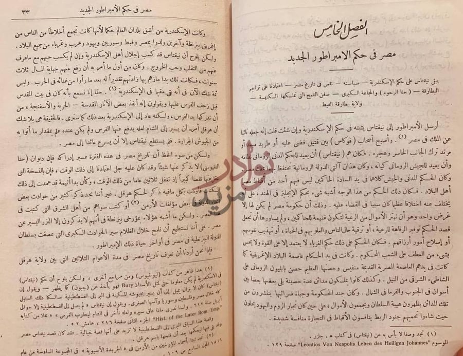 فصل كتاب فتح العرب لمصر الفصل الحادي عشر مصر