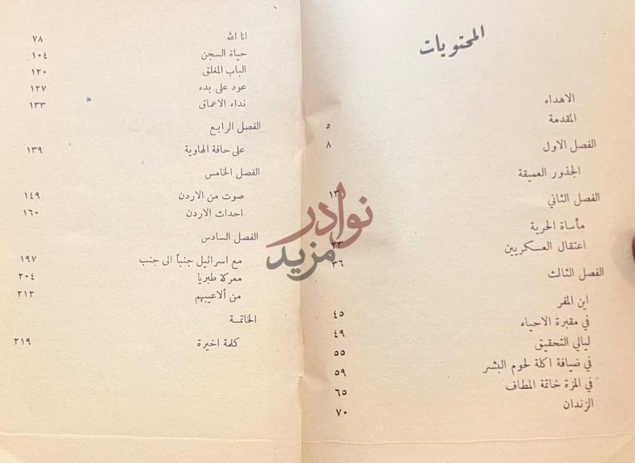 فهرس كتاب انا الله المحتويات
