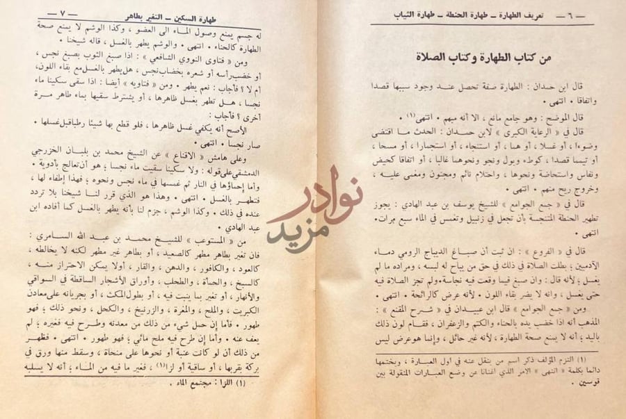 صفحة داخلية كتاب الفواكه العديدة في المسائل المفيدة