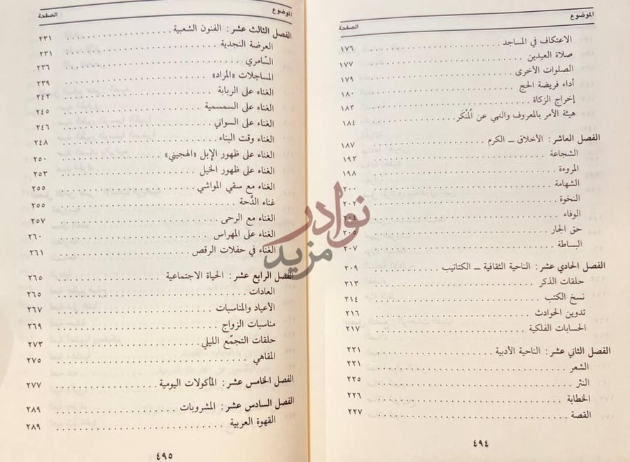فهرس كتاب نجد في الامس القريب فهرس الموضوعات