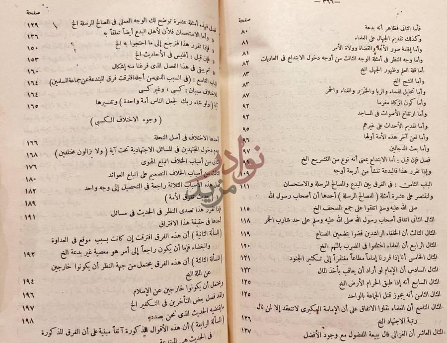 فهرس كتاب الاعتصام فهرس المحتويات