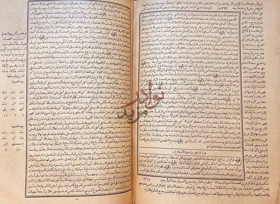 صفحة داخلية كتاب حاشية ابن عابدين ردالمحتار على الدر المختار