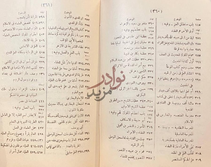 فهرس كتاب من اخلاق العلماء