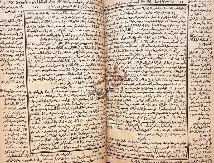 صفحة داخلية كتاب حاشية الخضري على شرح ابن عقيل على الفية ابن