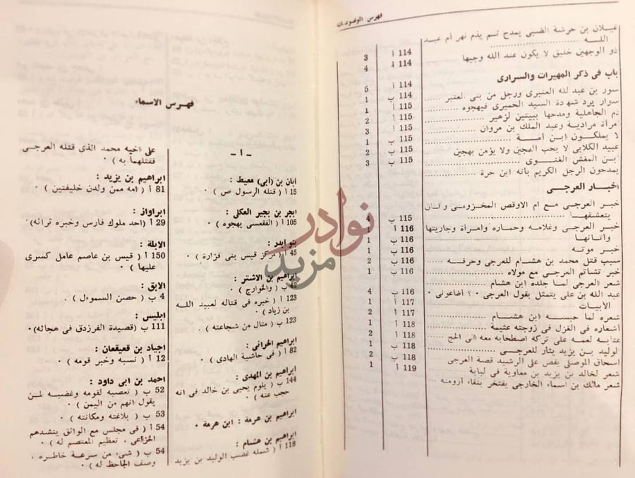 كشاف كتاب الممتع في علم الشعر وعمله فهرس الموضوعات