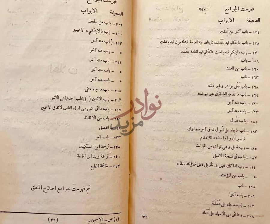 فهرس كتاب الامثال فهرست الجوامع