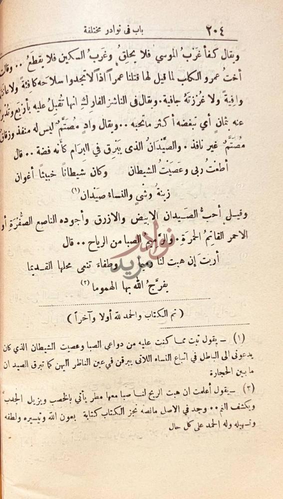 خاتمة كتاب مبادى اللغة مع شرح ابيات مبادى اللغة