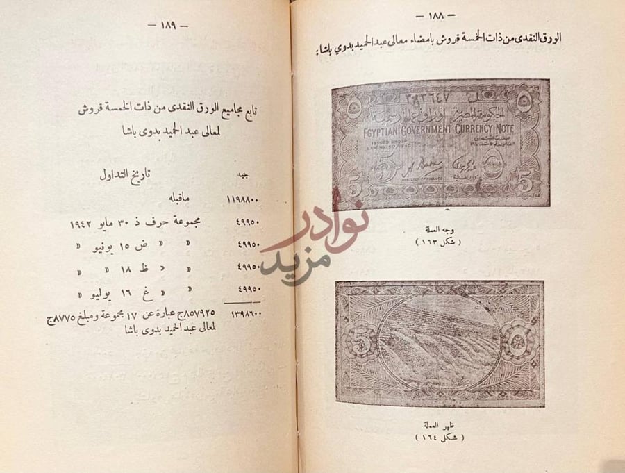 صفحة داخلية كتاب العملة المصرية