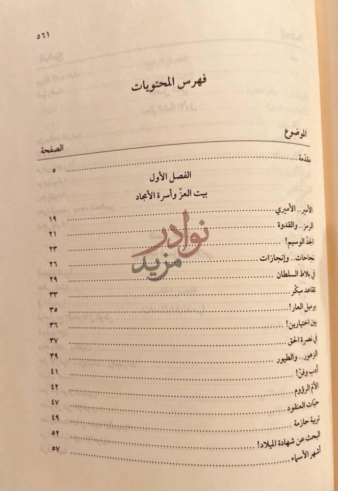فهرس كتاب يوميات وايام عمر بهاء الدين الاميري
