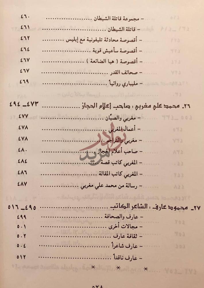فهرس كتاب ادباء سعوديون ترجمات شاملة لسبعة وعشرين اديبا