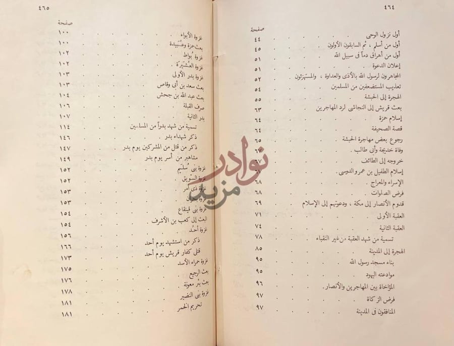 فهرس كتاب جوامع السيرة