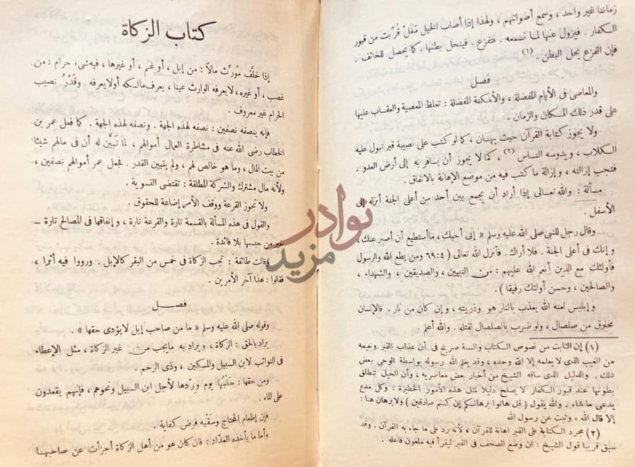 صفحة داخلية كتاب مختصر الفتاوي المصرية لا بن تيمية