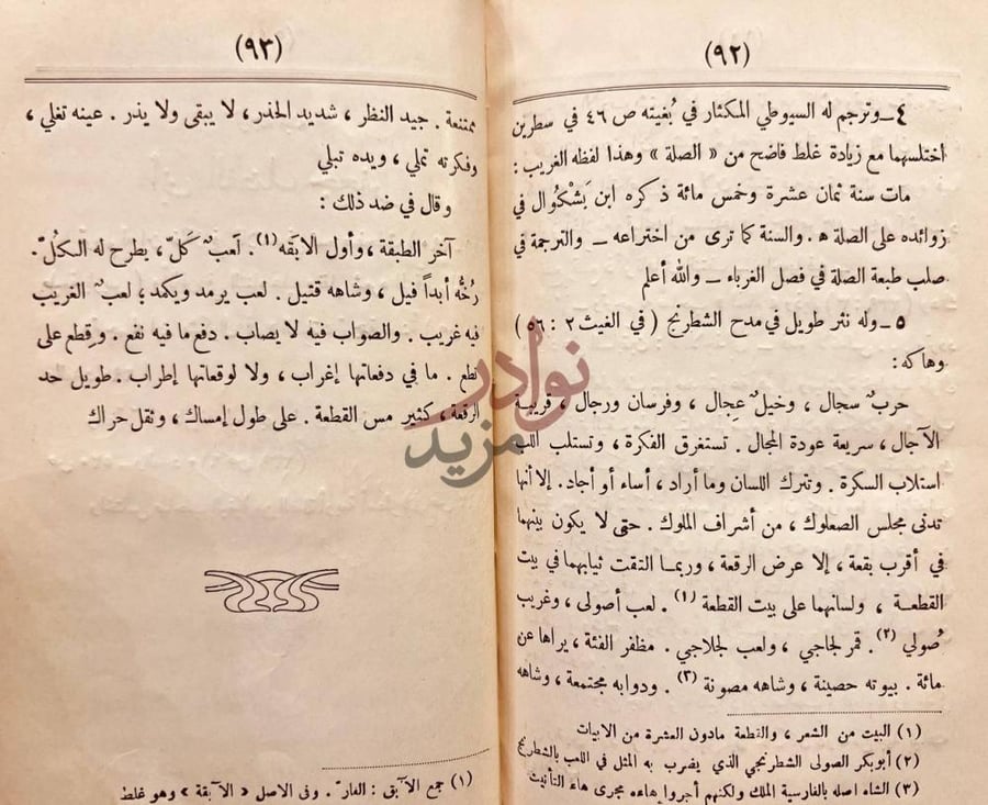 صفحة داخلية كتاب ابن رشيق المعز بن باديس عمران القيروان حياة