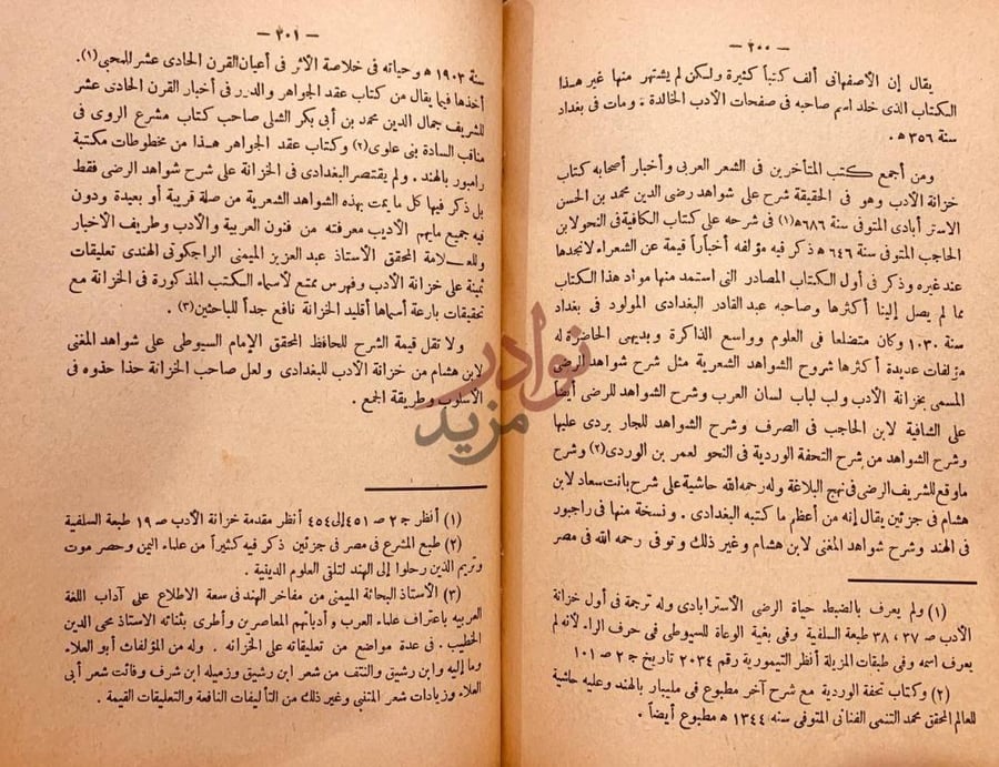 صفحة داخلية كتاب العرب والعربية