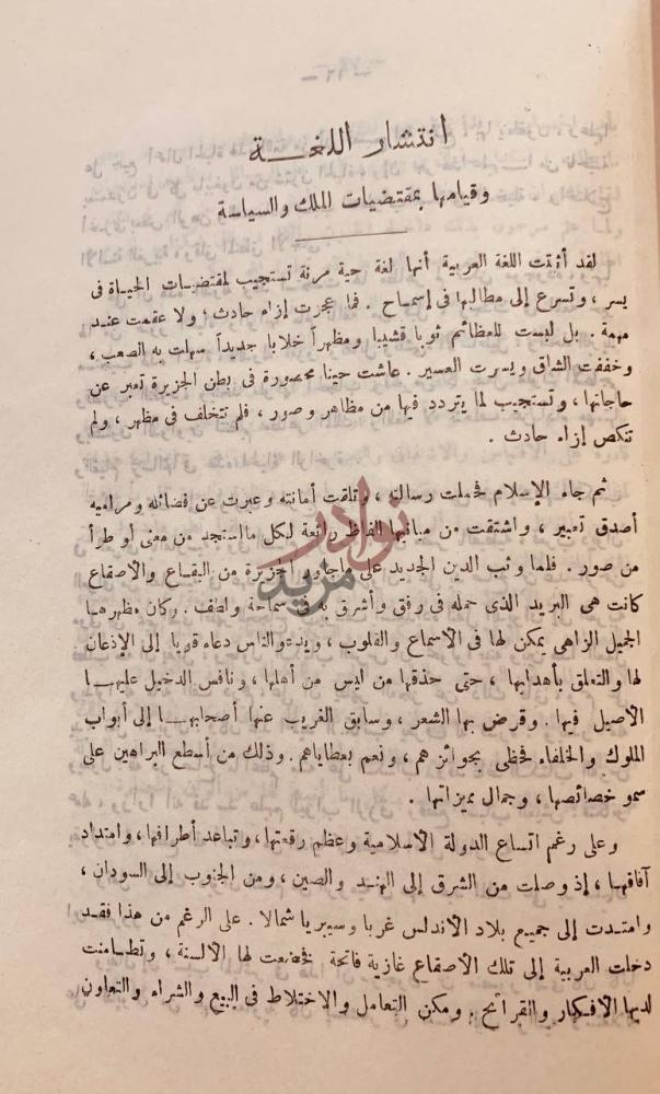 صفحة داخلية كتاب الادب العربي في ظلال الامويين والعباسيين