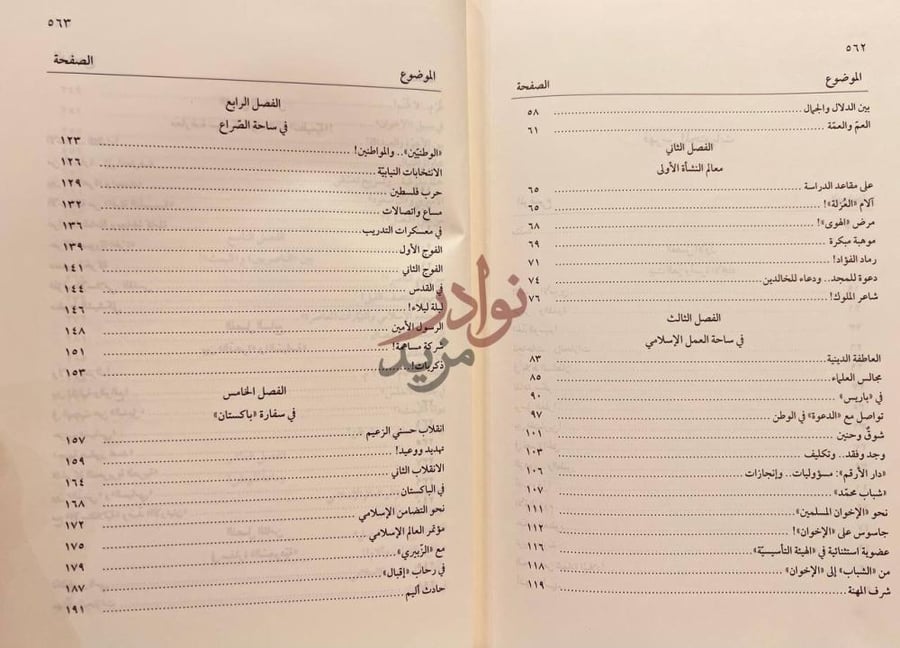 فهرس كتاب يوميات وايام عمر بهاء الدين الاميري