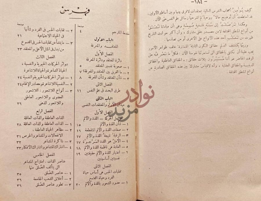 فهرس كتاب الاراء والمعتقدات فهرس