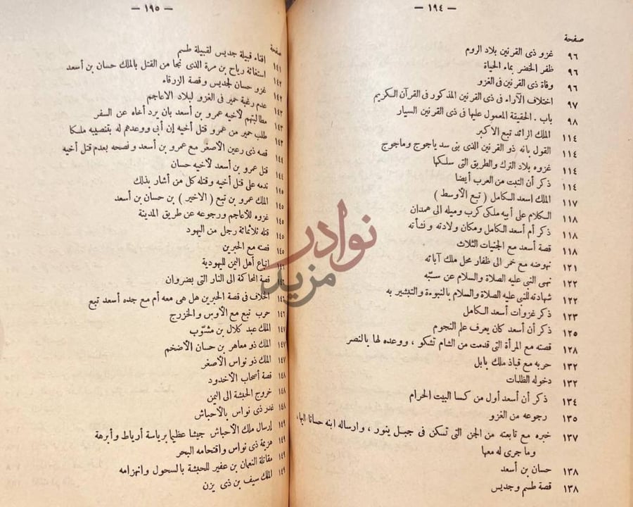 فهرس كتاب ملوك حمير واقيال اليمن فهرس الموضوعات